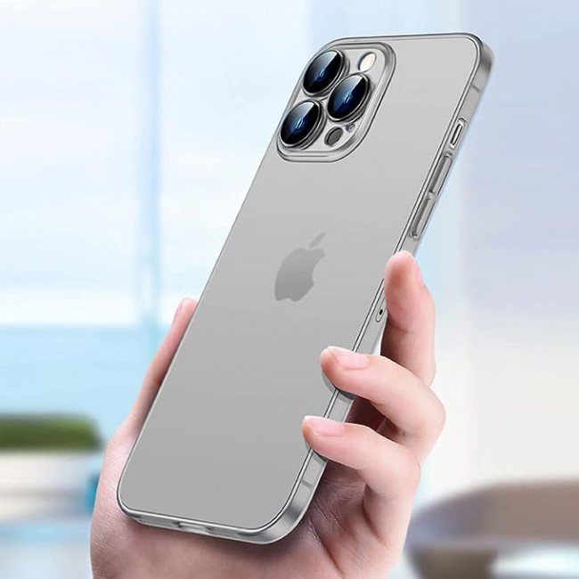 MARGOUN For iPhone 14 Pro Case Frosted Translucent Ultra Slim Cover Anti-Slip Camera Lens Protection (14 pro black)