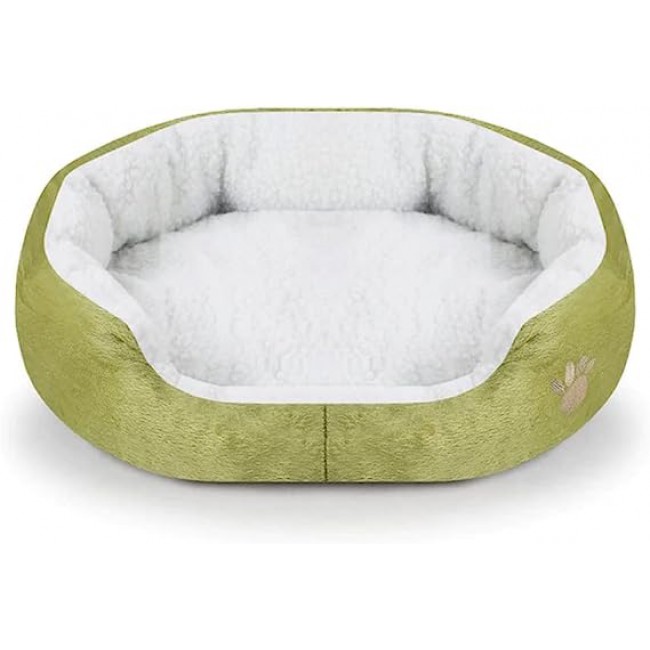 MARGOUN Pet Dog Bed Sleeping Nest Kennel for Cat Puppy Size:40x45cm (green)