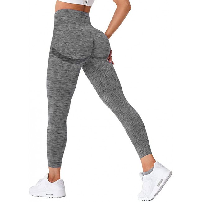 MARGOUN Small Workout Legging Tummy Control Women High Waisted Yoga Pants  Butt Lifting Seamless Fitness Legging - Grey