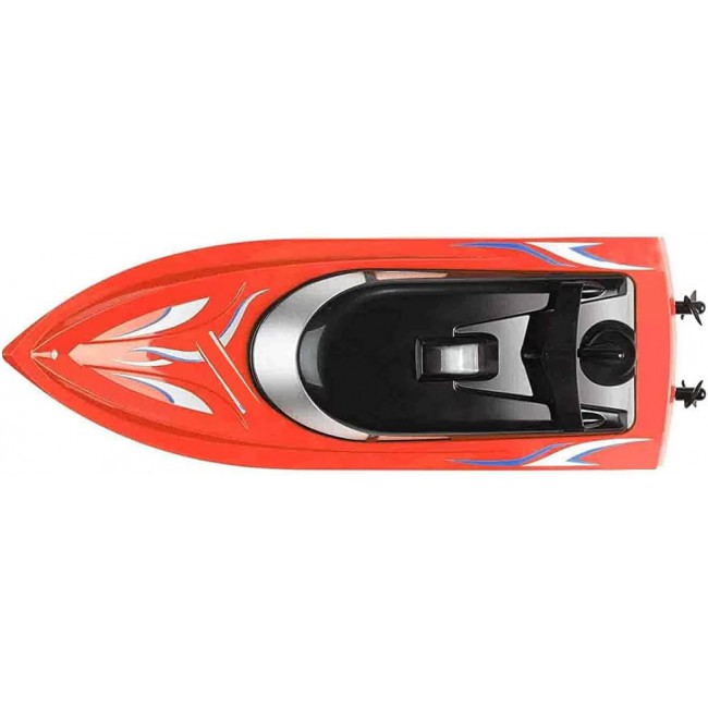 MARGOUN Remote Control Racing Boat For Kids Summer Water Toy 2.4G Long Lasting Remote (RED)
