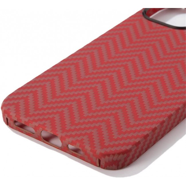 K-Doo for iPhone 13 Pro Case 3D Skin Texture Kevlar Fiber Bulletproof Vest Cover Protective Carbon Fiber Pattern Ultra Slim (iPhone 13 pro, M Pattern)