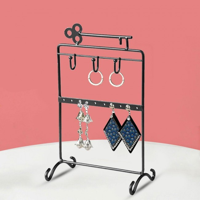 MARGOUN For Jewelry Holder Display Earring Bracelet Holder Jewelery Tower Rack For Women Girl (black)