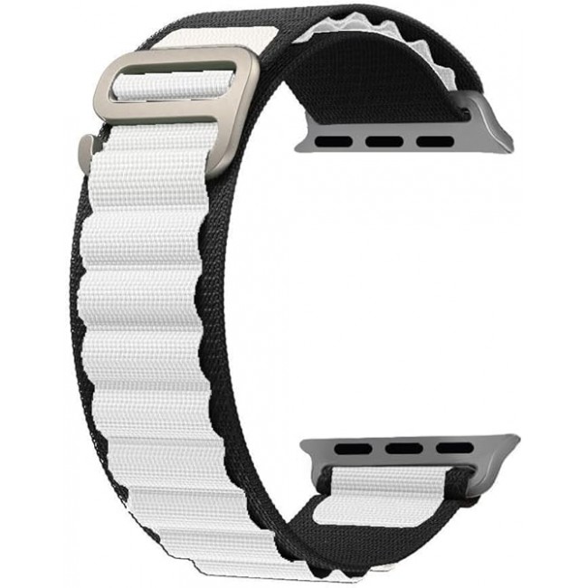 MARGOUN 2 Pack For Apple Watch Band 41mm 40mm 38mm Nylon Band, Solo Loop Rugged Strap with G‑Hook for iWatch Series 8 7 6 5 4 3 2 1 SE - B07