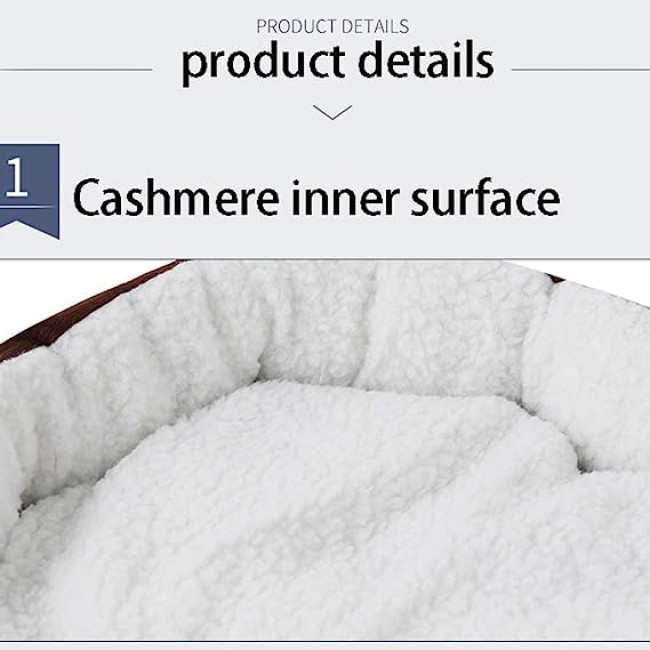 MARGOUN Pet Dog Bed Sleeping Nest Kennel for Cat Puppy Size:40x45cm (Blue)