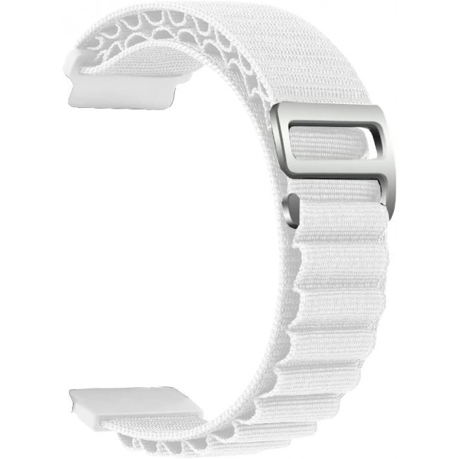 MARGOUN Alpine Loop Band 20mm Compatible with Samsung Galaxy Watch 5 Band/Galaxy Watch 5 Pro 45mm/Galaxy Watch 4/Watch 4 Classic/Active 2 40mm 44mm 20mm Nylon Stretch G-hook Strap - 01