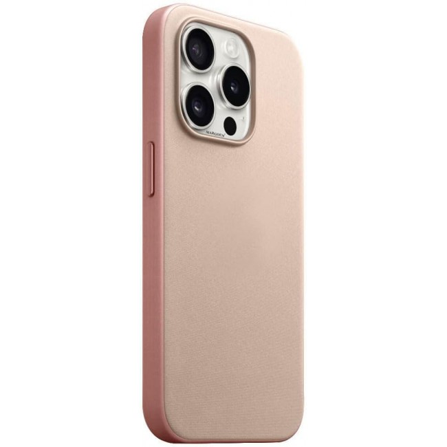 MARGOUN For iPhone 15 Pro Finewoven Case Compatible with MagSafe Shockproof Protective Slim Cover (Pink)