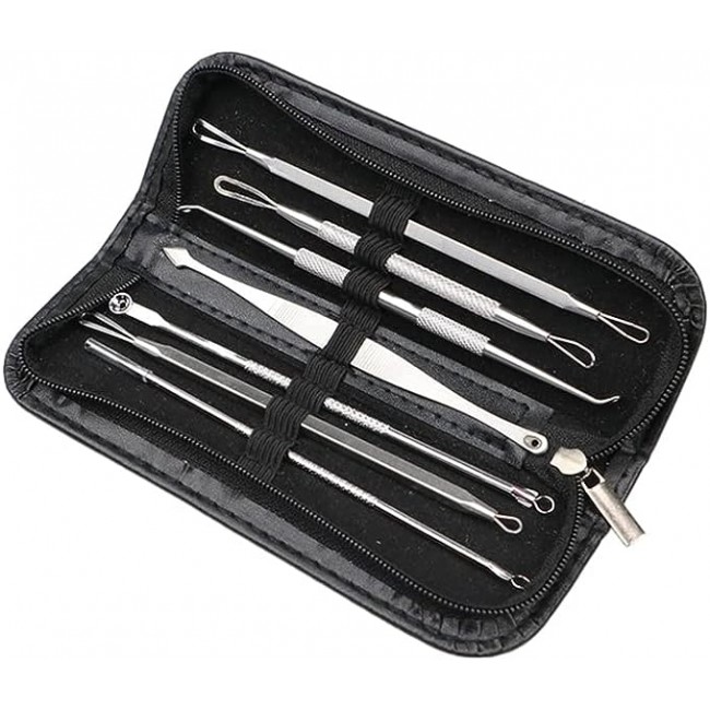 MARGOUN For 7 Pcs Stainless Steel Blackhead Remover Tool Kit