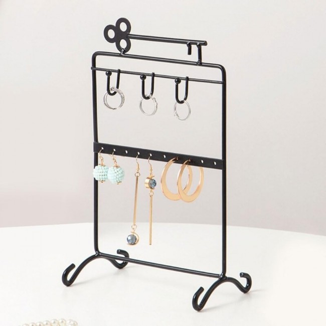 MARGOUN For Jewelry Holder Display Earring Bracelet Holder Jewelery Tower Rack For Women Girl (black)