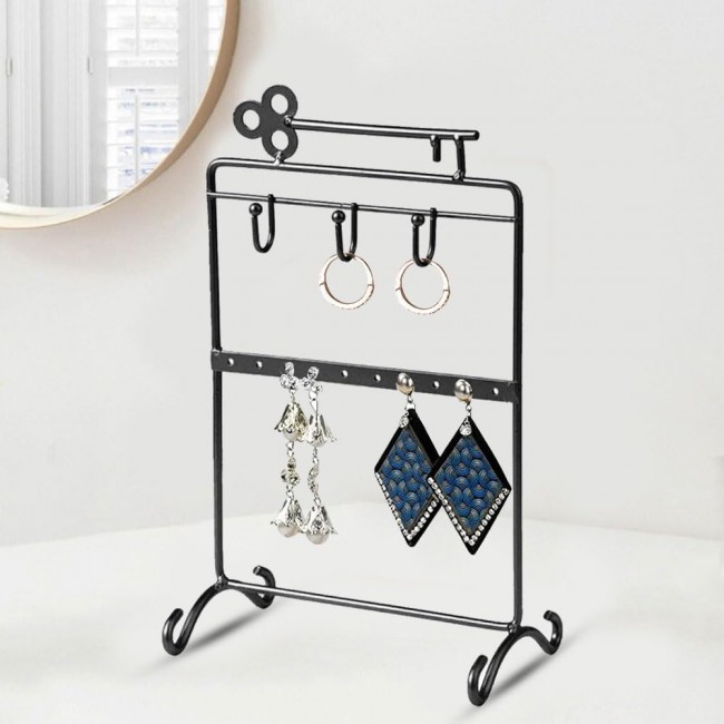 MARGOUN For Jewelry Holder Display Earring Bracelet Holder Jewelery Tower Rack For Women Girl (black)