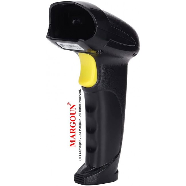 MARGOUN Wired Laser Barcode Scanner 1D Wired Cable Barcode Reader (X-9102AT)