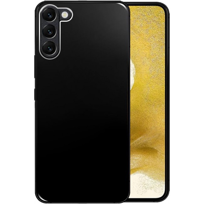 MARGOUN for Samsung Galaxy S23 Plus Case Cover Electroplated Hard Glossy Case with Camera Protection (Samsung Galaxy S23 Plus, Black)