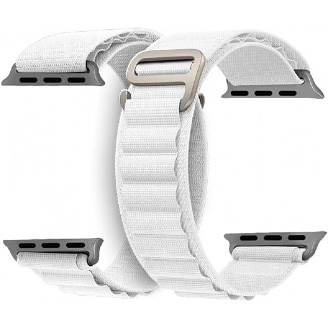 MARGOUN 3 Pack For Apple Watch Band 41mm 40mm 38mm Nylon Band, Solo Loop Rugged Strap with G‑Hook for iWatch Series 8 7 6 5 4 3 2 1 SE - C01