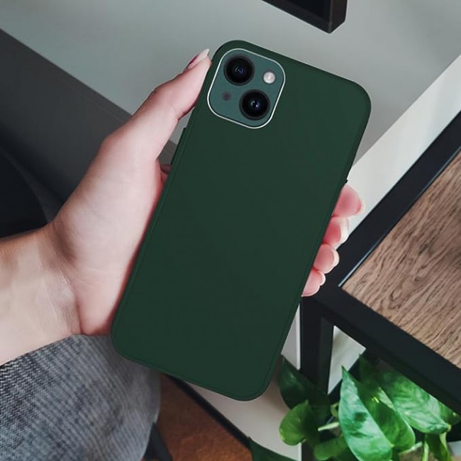 MARGOUN for iPhone 14 Plus Case Cover Electroplated Hard Glossy Case with Camera Protection (iPhone 14 Plus, Green)