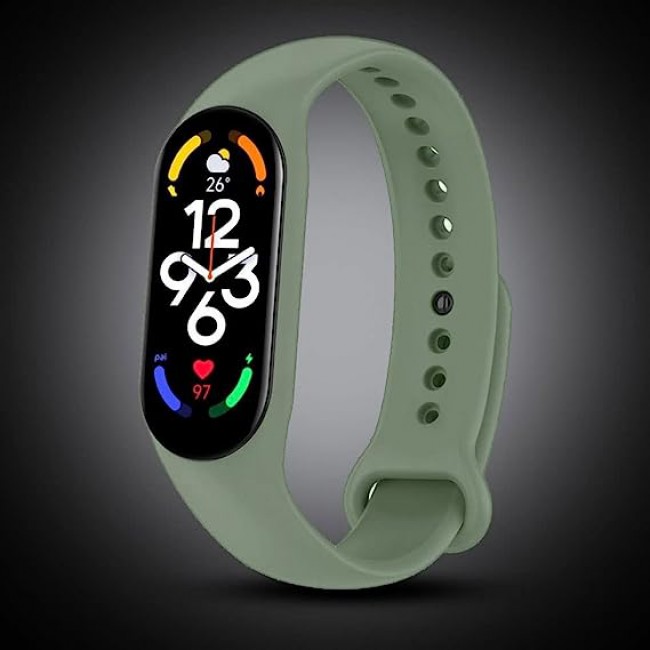 MARGOUN 2 Pack for Xiaomi mi band 7 Strap Silicone Watch Band with Charger Cable Magnetic USB Fast Charger -06