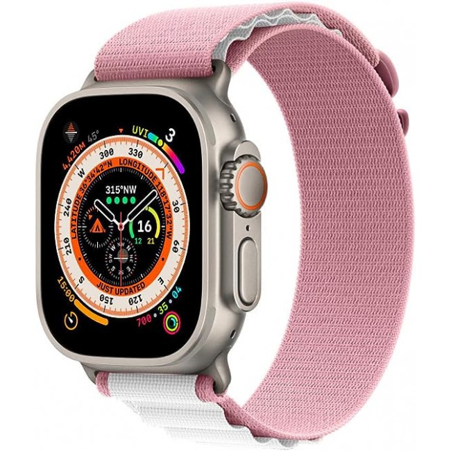 MARGOUN For Apple Watch Band 41mm 40mm 38mm Alpine Nylon Woven Sport Strap With Microfiber Cleaning Cloth Compatible For iWatch Series 8/7/SE/6/5/4/3/2/1 - A10