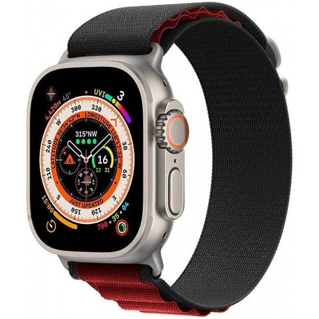 MARGOUN For Apple Watch Band 41mm 40mm 38mm Alpine Nylon Woven Sport Strap With Microfiber Cleaning Cloth Compatible For iWatch Series 8/7/SE/6/5/4/3/2/1 - A04