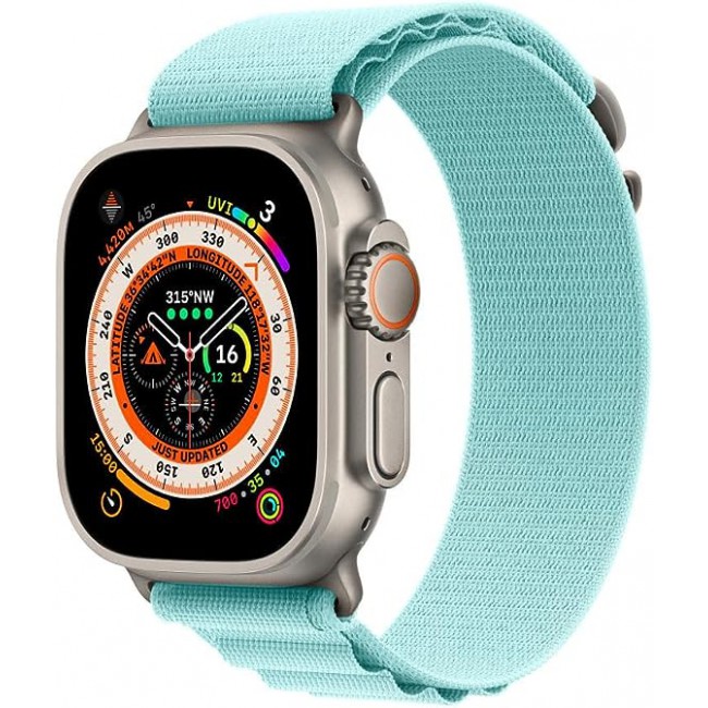 MARGOUN For Apple Watch Band 41mm 40mm 38mm Alpine Nylon Woven Sport Strap With Microfiber Cleaning Cloth Compatible For iWatch Series 8/7/SE/6/5/4/3/2/1 - A01