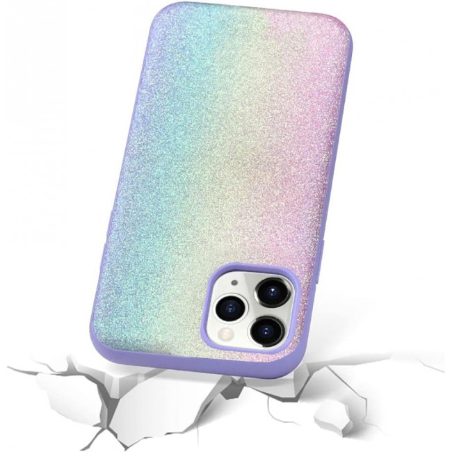 MARGOUN for iPhone 12 Pro Case Glitter Shiny Case Girls Women Luxurious Leather Cover (iPhone 12 Pro, Multicolor)