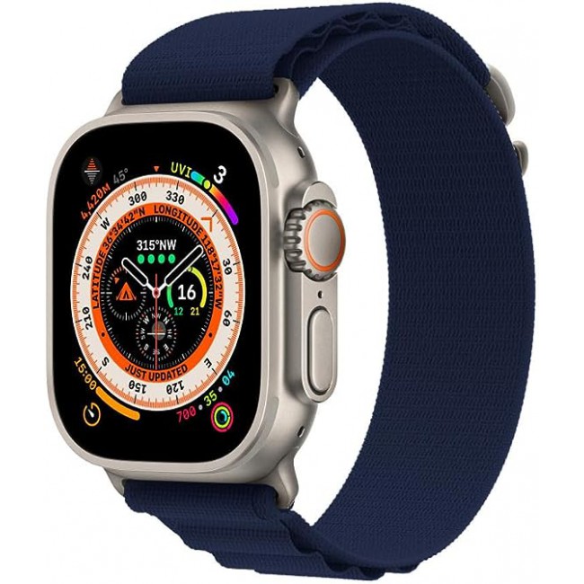 MARGOUN For Apple Watch Band 41mm 40mm 38mm Alpine Nylon Woven Sport Strap With Microfiber Cleaning Cloth Compatible For iWatch Series 8/7/SE/6/5/4/3/2/1 - A06