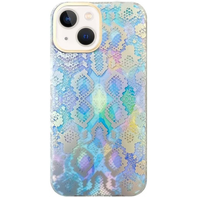 Joway For iPhone 14 Plus Case 3D Print Shockproof Back Cover (14 plus Blue/Multicolor)