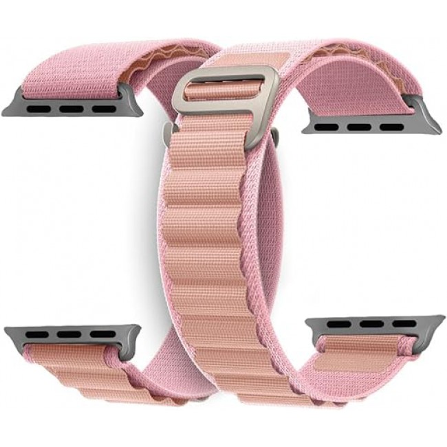MARGOUN 3 Pack For Apple Watch Band 41mm 40mm 38mm Nylon Band, Solo Loop Rugged Strap with G‑Hook for iWatch Series 8 7 6 5 4 3 2 1 SE - C01