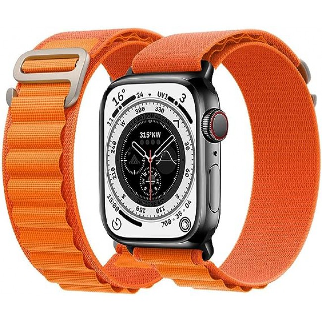 MARGOUN For Apple Watch Band 41mm 40mm 38mm Alpine Nylon Woven Sport Strap With Microfiber Cleaning Cloth Compatible For iWatch Series 8/7/SE/6/5/4/3/2/1 - A14