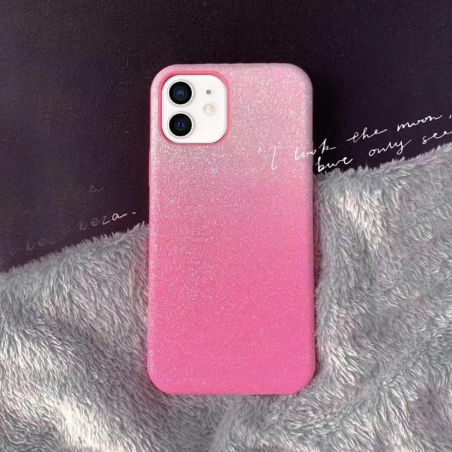 MARGOUN for iPhone 12 Case Glitter Shiny Case Girls Women Luxurious Leather Cover (iPhone 12, Pink)
