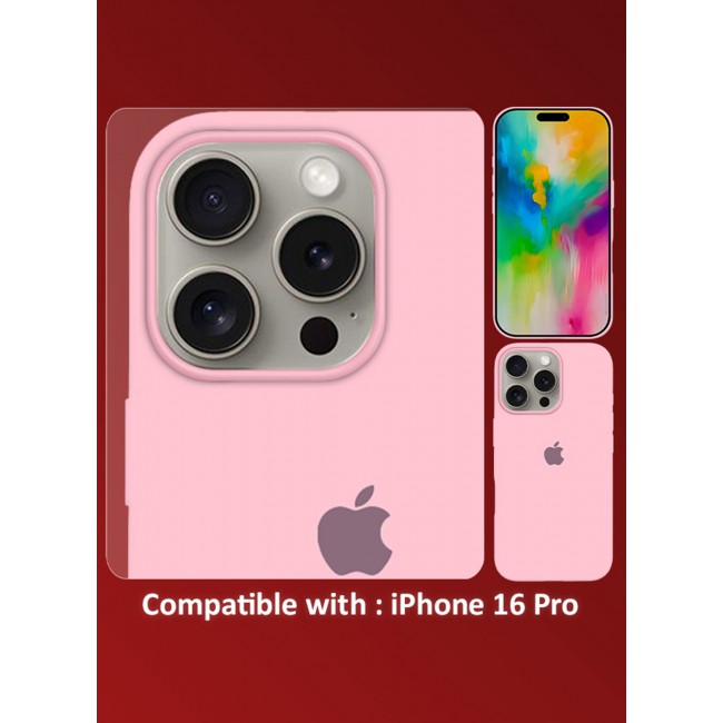 MARGOUN for iPhone 16 Pro 3 Pack Case and 2 Screen Protectors, Slim Silicone Case, Full Covered Anti Scratch Shockproof Protective Cover /2
