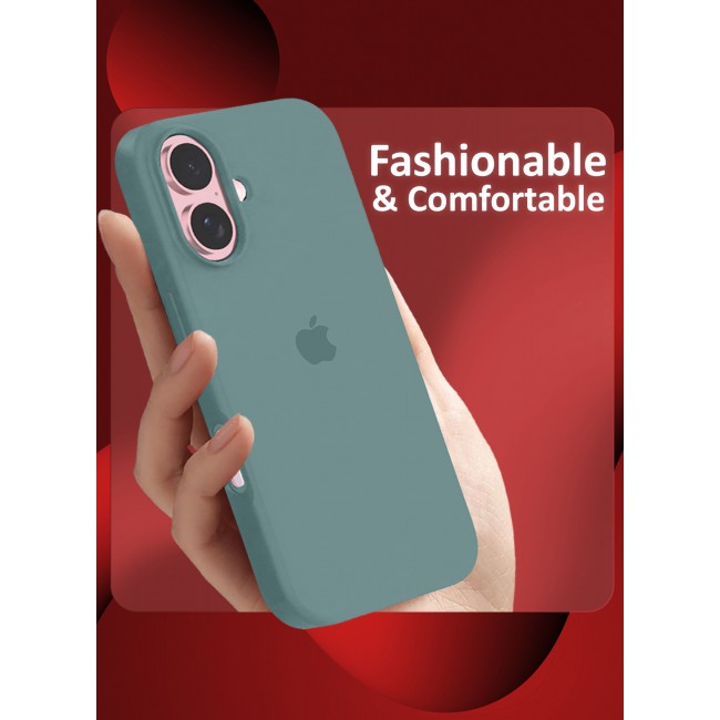 MARGOUN for iPhone 16 Plus Case, Slim Silicone Case, Full Covered Anti Scratch Shockproof Protective Cover /3