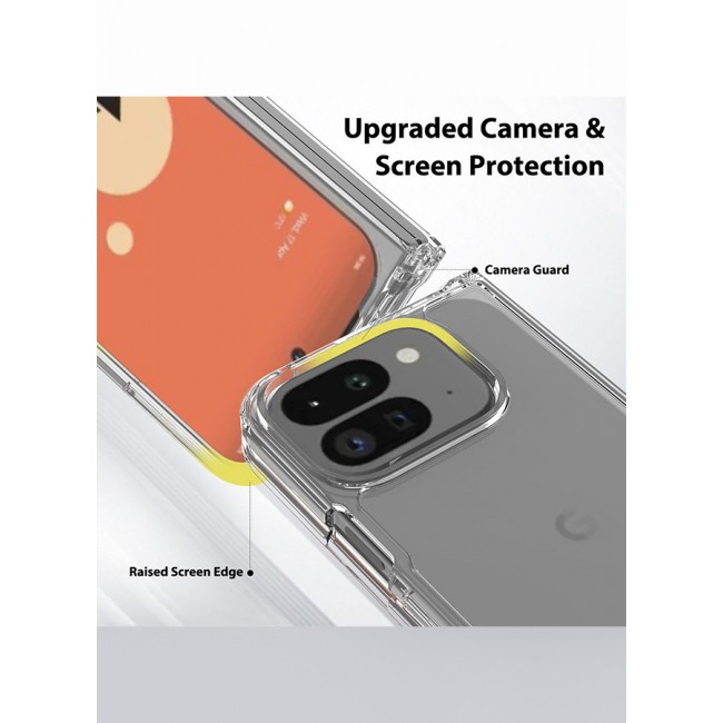 MARGOUN for Google Pixel 9 Pro Fold 2024/Pixel Fold 2 2024, Case Lightweight Soft Clear Shock Resistant Anti-Yellowing Anti-Fingerprint Cover /2