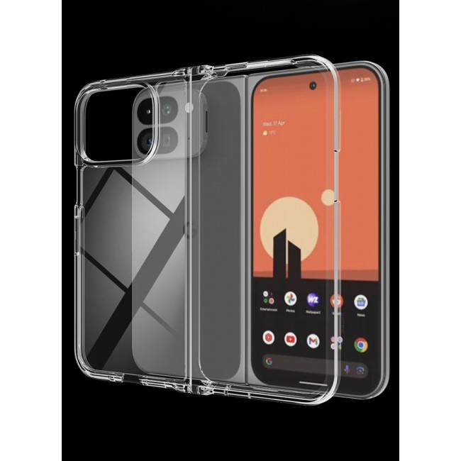 MARGOUN for Google Pixel 9 Pro Fold 2024/Pixel Fold 2 2024, Case Lightweight Soft Clear Shock Resistant Anti-Yellowing Anti-Fingerprint Cover /2