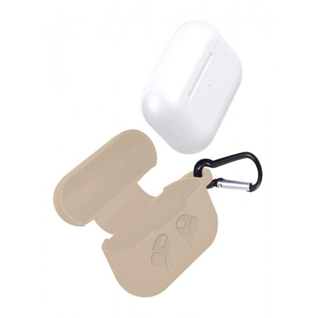 MARGOUN for Airpods 3 Case, Premium Silicone Case with Carabiner Shockproof Soft Silicone Protective Case for Men,Women - C
