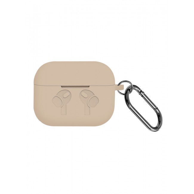 MARGOUN for Airpods Pro Case, Premium Silicone Case with Carabiner Shockproof Soft Silicone Protective Case for Men, - D