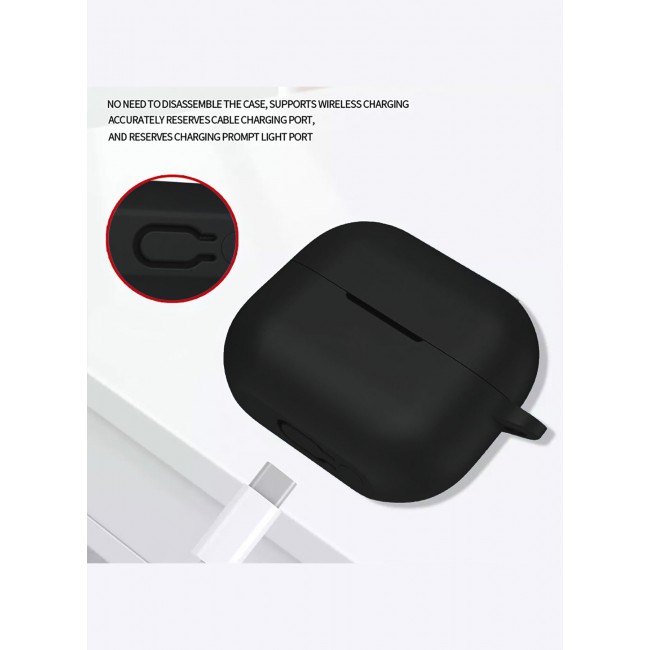 MARGOUN for Galaxy Buds 3 Pro / Buds 3 Case, Premium Silicone Case with Carabiner Shockproof Soft Silicone Protective Case for Men,Women / 4