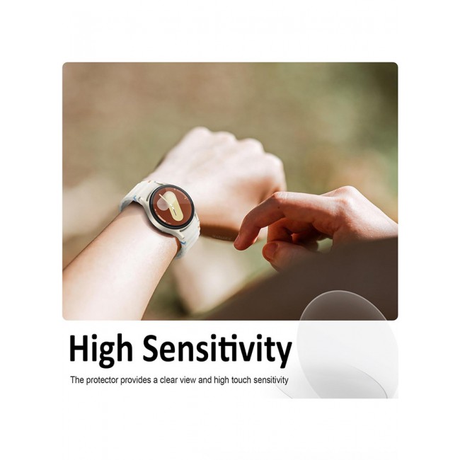 MARGOUN for Samsung Galaxy Watch 7 44mm 2 Pack Screen Protector Tempered Glass Anti-Scratch 9H Ultra-thin Screen Protector Protective Film Cover Accessories