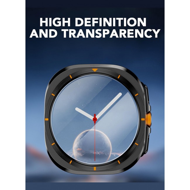 MARGOUN for Samsung Galaxy Watch 7 Ultra 2 Pack Screen Protector Tempered Glass Anti-Scratch 9H Ultra-thin Screen Protector Protective Film Cover Accessories