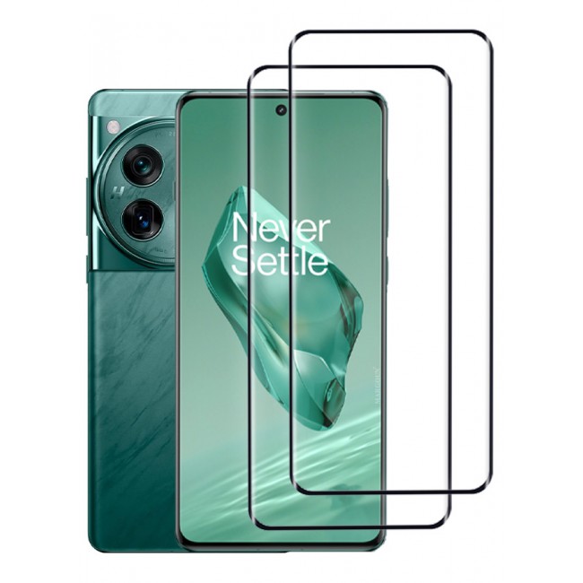 MARGOUN for OnePlus 12 2 Pack Screen Protector Tempered Glass Anti-Scratch 3D Screen Protector Case Friendly HD Clear Protective Film