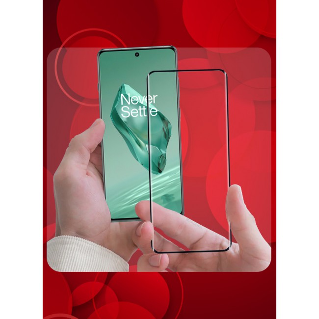MARGOUN for OnePlus 12 2 Pack Screen Protector Tempered Glass Anti-Scratch 3D Screen Protector Case Friendly HD Clear Protective Film