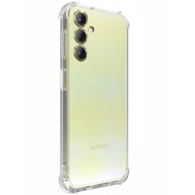 MARGOUN for Samsung Galaxy A25 5G 2 Pack Clear Case and Screen Protector Ultra Slim Thin Flexible Scratch Resistant Transparent TPU Shockproof Case