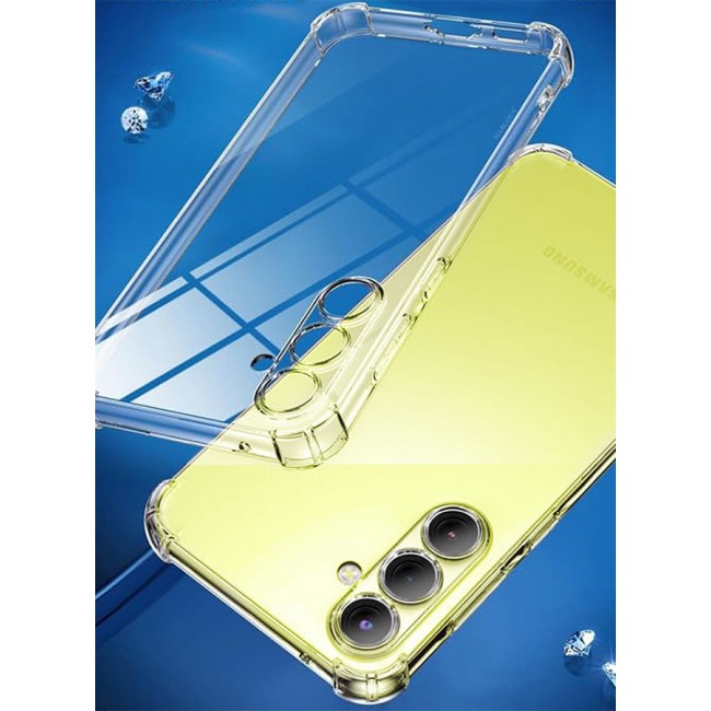 MARGOUN for Samsung Galaxy A55 5G 2 Pack Clear Case and Screen Protector Ultra Slim Thin Flexible Scratch Resistant Transparent TPU Shockproof Case