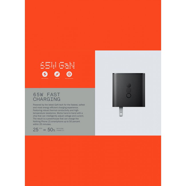 Nothing CMF Power 65W 3 Ports Gan Charger