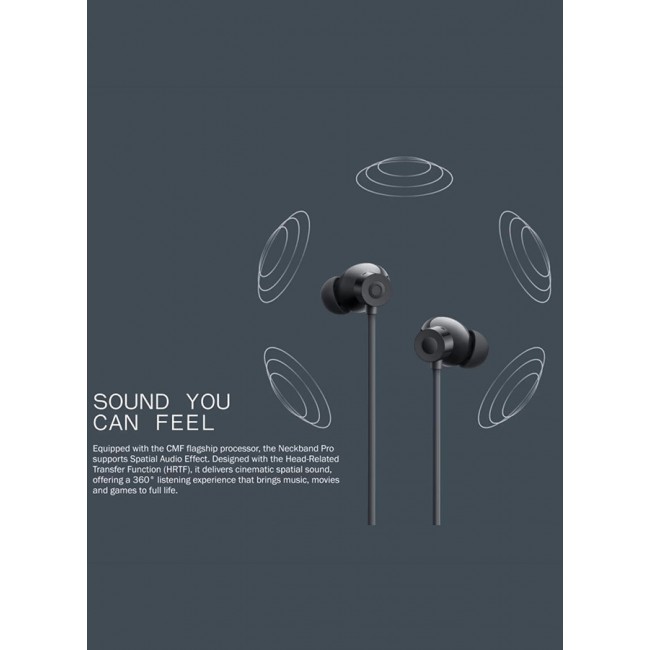 Neckband Pro, With Ultra Bass Technology, Upto 50dB Noise Cancellation, Upto 37 Hours Of Playback Time, Dual Connection Supported - B