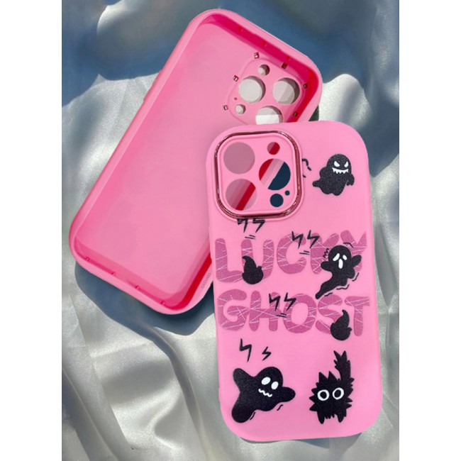 MARGOUN iPhone 14 Pro Max Case Cover Cartoon Case Unique Design for Women Girls with Camera Lens Protection P04
