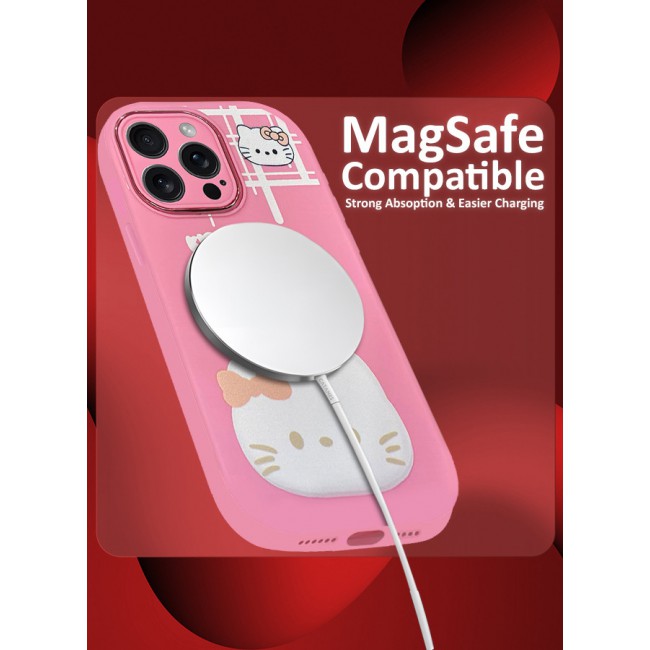 MARGOUN iPhone 14 Pro Max Case Cover Cartoon Case Unique Design for Women Girls with Camera Lens Protection P03
