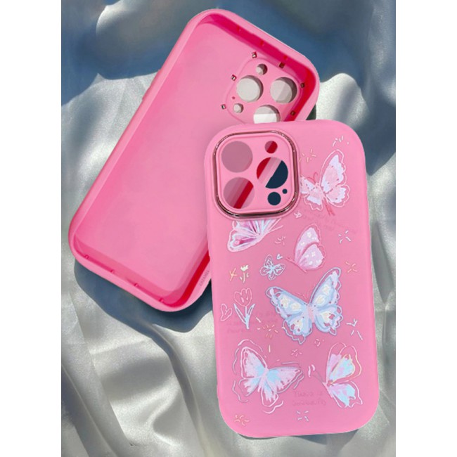 MARGOUN iPhone 14 Pro Max Case Cover Cartoon Case Unique Design for Women Girls with Camera Lens Protection P05