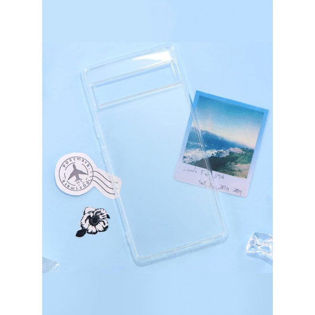 MARGOUN Google Pixel 7 TPU Case Clear Anti-Yellowing Transparent Shockproof Protective Phone Case Scratch Resistant Cover