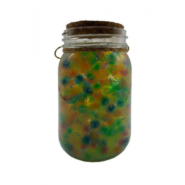 MARGOUN Jelly Water Beads Pickle Jar Style Vase 19cm
