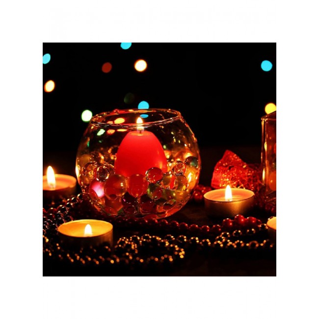 MARGOUN 10000-Piece Water Beads Jelly Vase Filler Balls Floating Pearls for Growing Plant Home Decoration Table Centerpieces