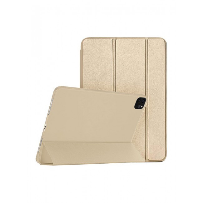 MARGOUN Smart Folio Stand Leather Case Cover for iPad Pro 11 inch (2020) 2nd Generation Gold
