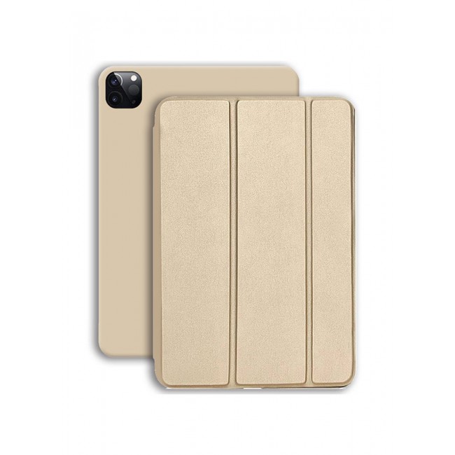 MARGOUN Smart Folio Stand Leather Case Cover for iPad Pro 11 inch (2020) 2nd Generation Gold